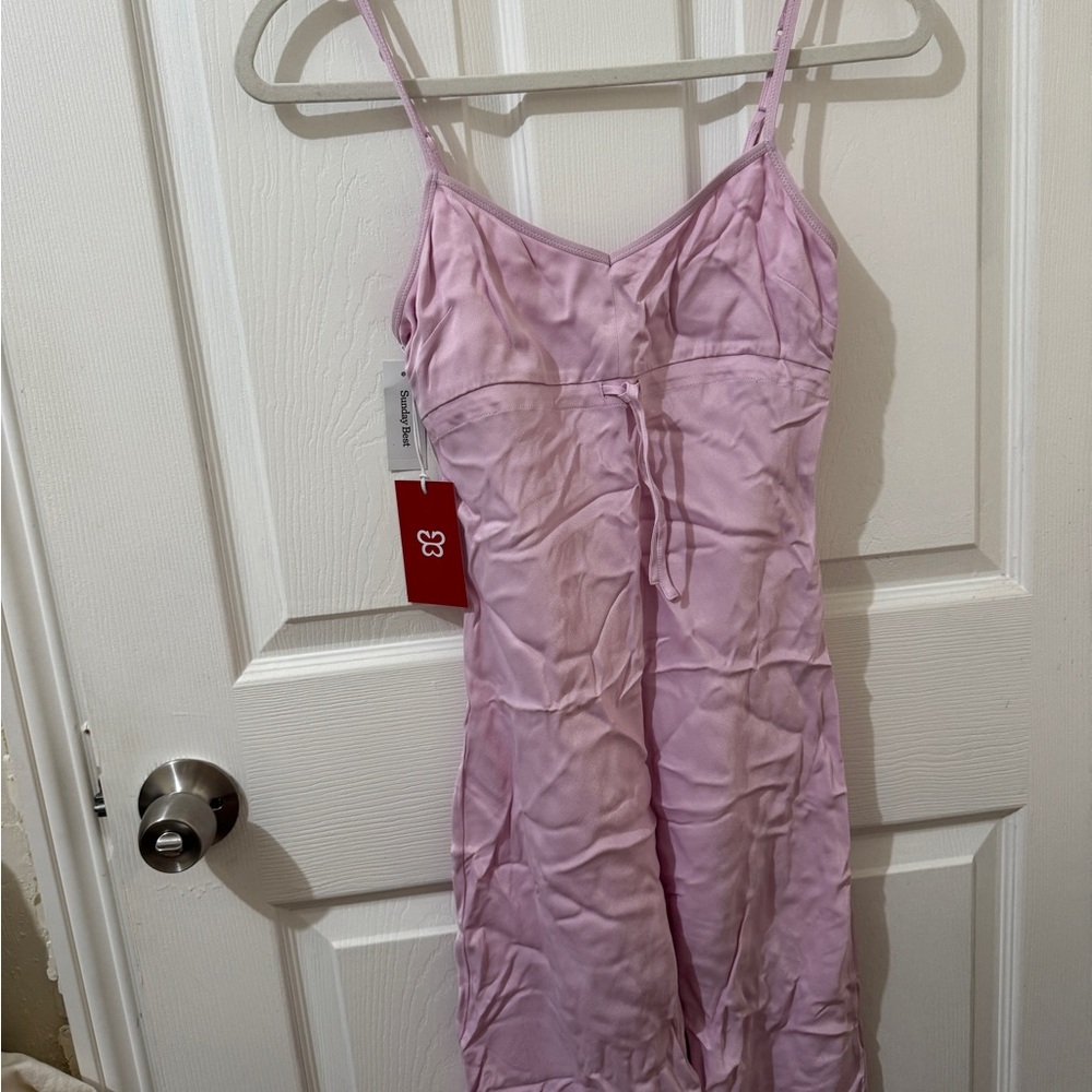 Aritzia Light Pink Princely Dress